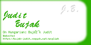 judit bujak business card